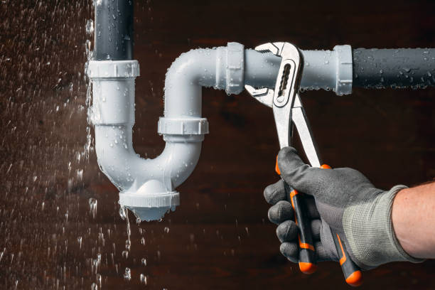 Professional Sewer Line Repair technician working in Nathalie, VA